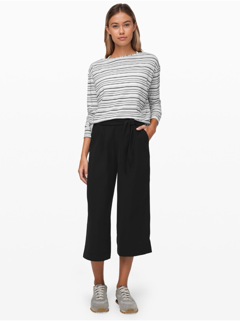Lululemon Culottes Tie Front Pull Up Pants